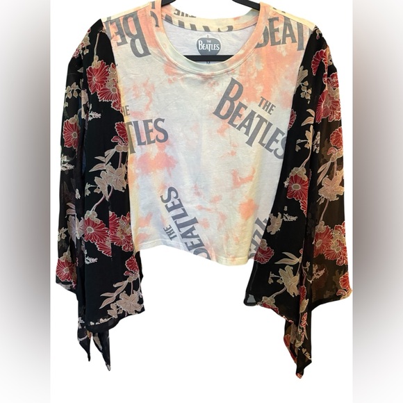 Handmade Tops - The Beatles Tie-Dye Beauty RockTop